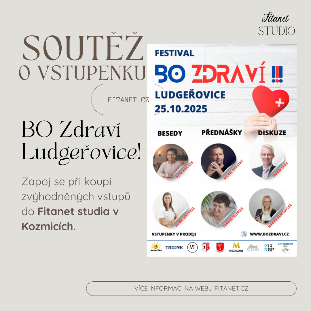 Více info ve studiu nebo ve skupince FB.